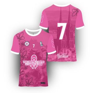 Maillot Les p'tits loups d'Aulnat Octobre Rose