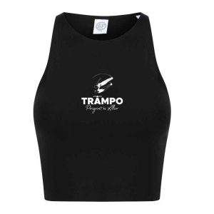 Top Court TRAMPO Femme Noir SK106